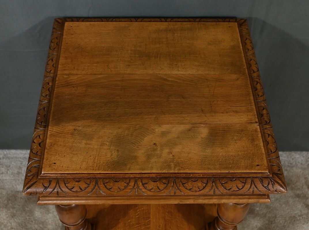 Small Solid Walnut Coffee Table, Louis Philippe Style – Late 19th Century photo Furniture