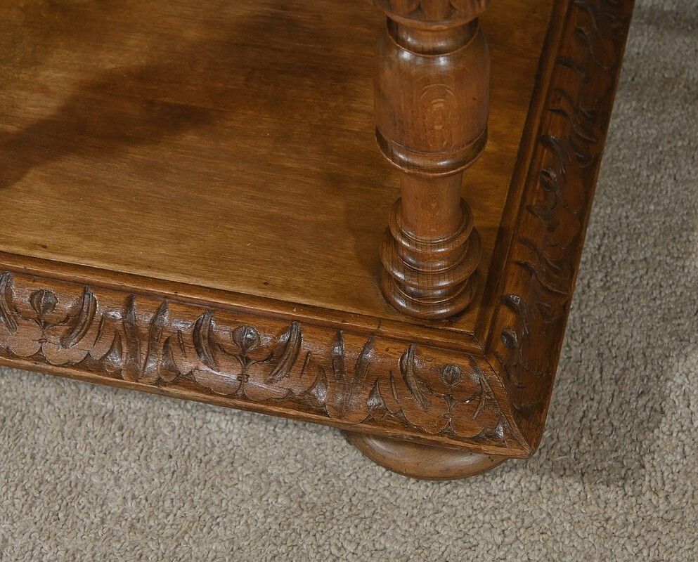 photo for sale Small Solid Walnut Coffee Table, Louis Philippe Style – Late 19th Century