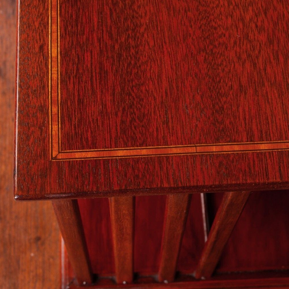 Inlaid Table Top Revolving Bookcase photo 310.0
