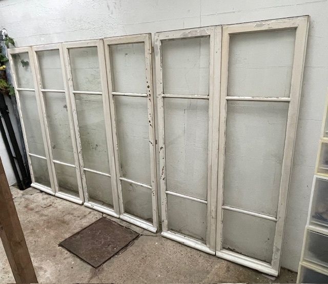 3 Pairs Of Reclaimed French Chateau Windows photo Home Fixtures