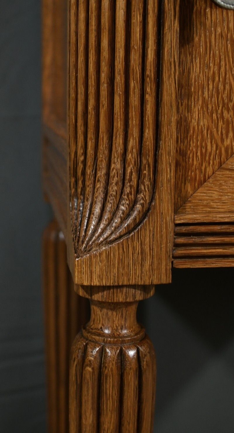 Furniture Oak Coffee Table Or Bedside Table – 1930 photo