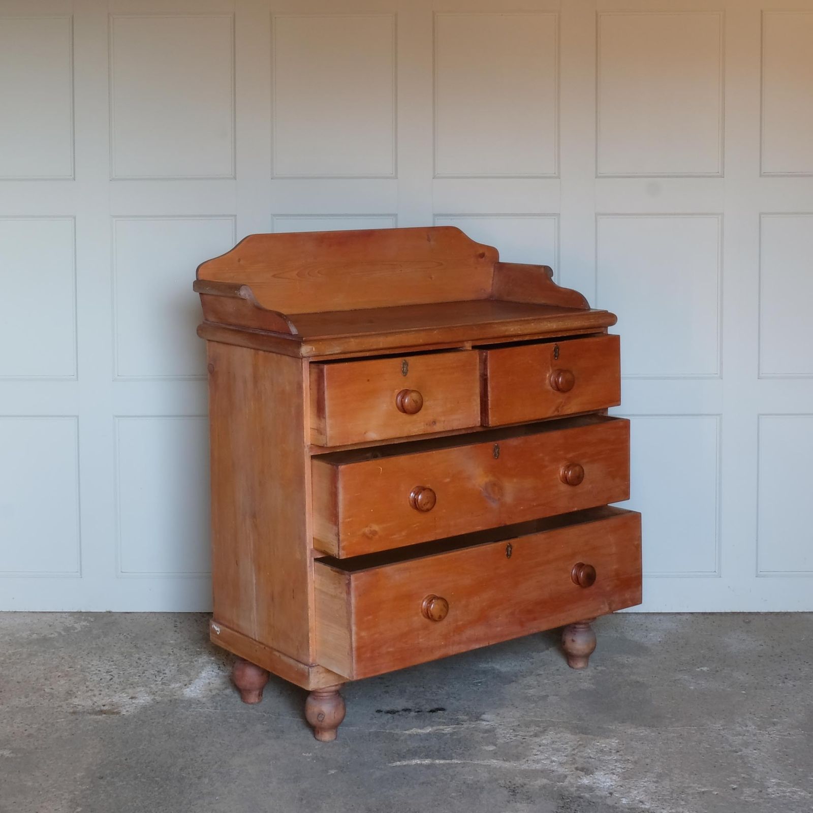 Edwardian Pine Chest Of Drawers photo for sale