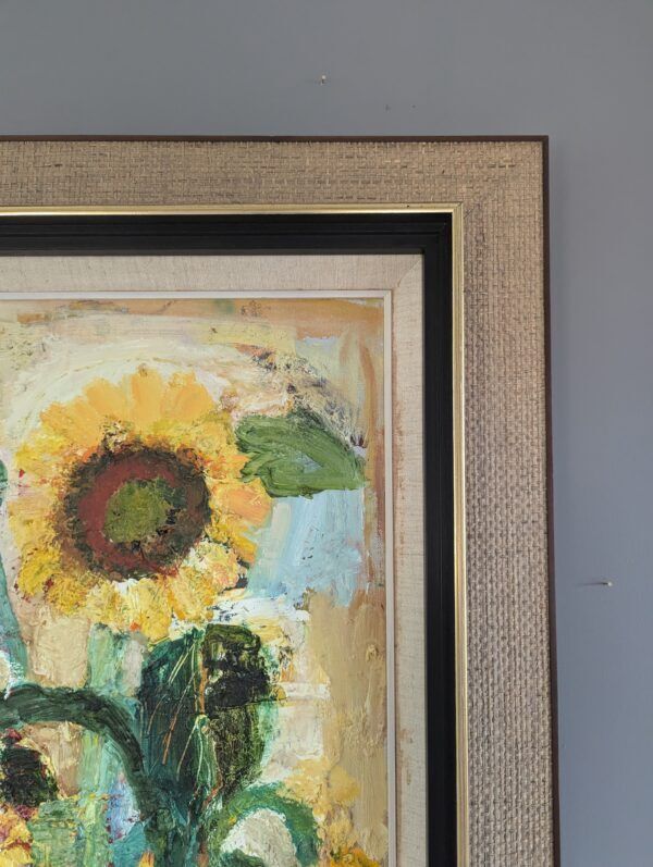 Sunflowers In Bloom, 1970s, Vintage photo vintage