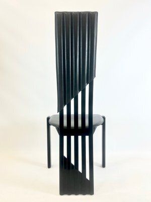 Italian Modern Tripod Chairs From Lübke, 1980s, Set Of 4 photo vinterior