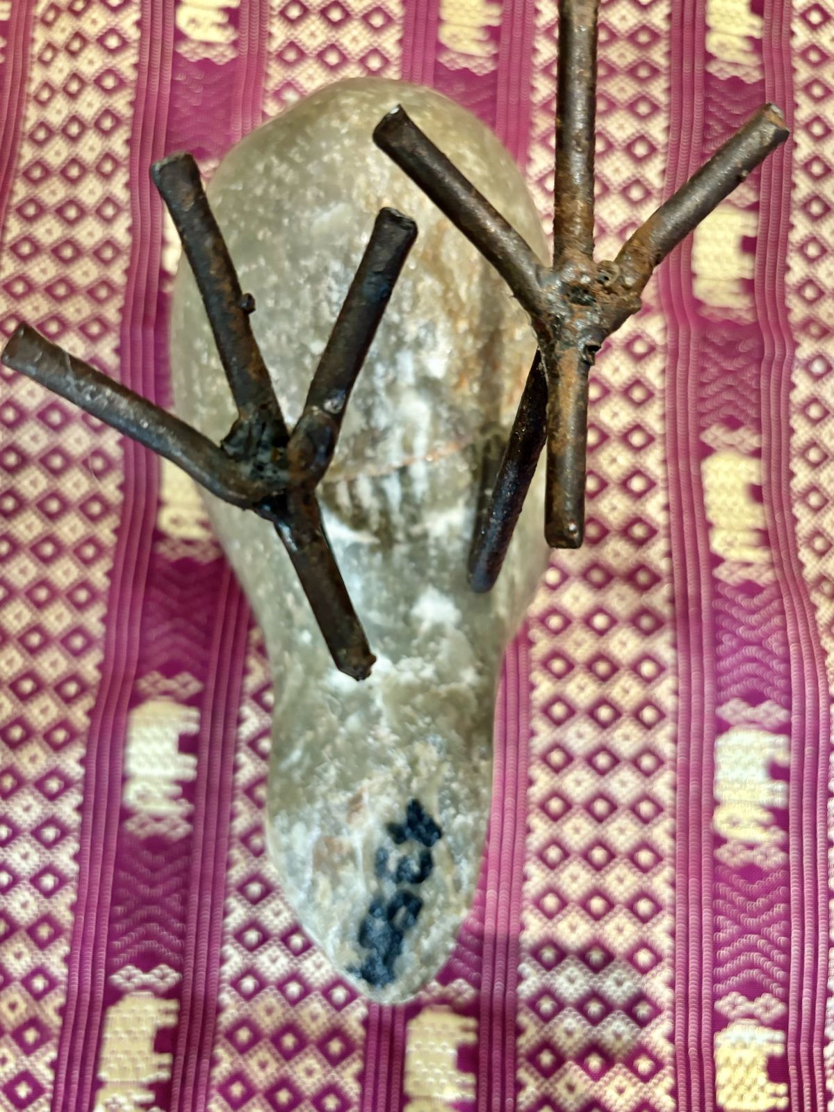 Bernard Nkanjo Bird Sculpture With In Serpentinite photo Art