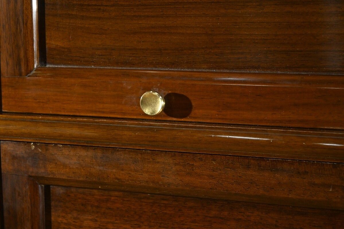 photo buy Modular Mahogany Furniture, Maison Martin Dupuis – 1970