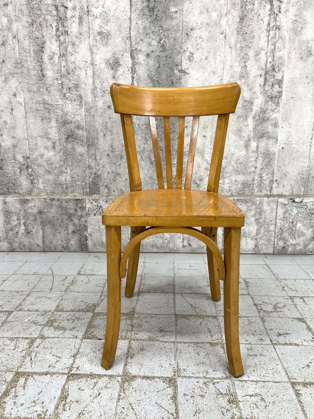 Set Of Three French Bistro Cafe Chairs photo Furniture