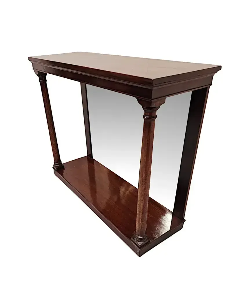 A Fabulous Pair Of Hand Made 20th Century Console Tables In The Victorian Style photo Furniture
