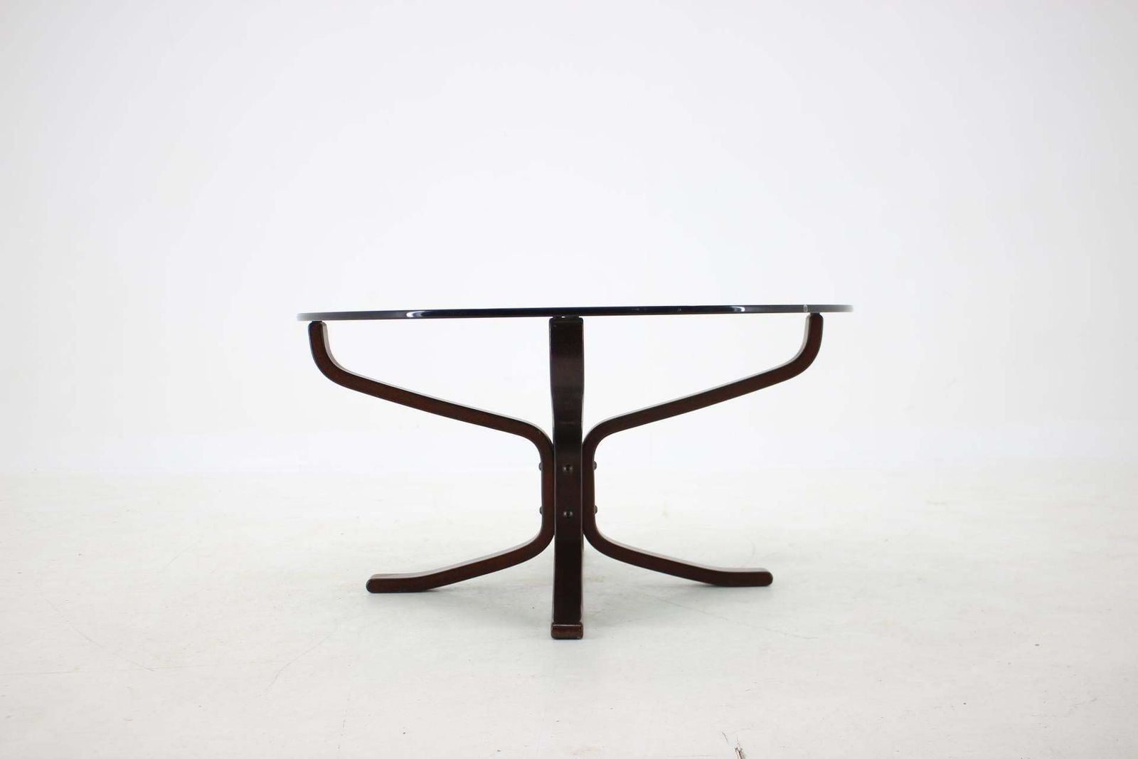 1960 Sigurd Ressell For Vatne Møbler Falcon Glass Top Coffee Table photo vintage