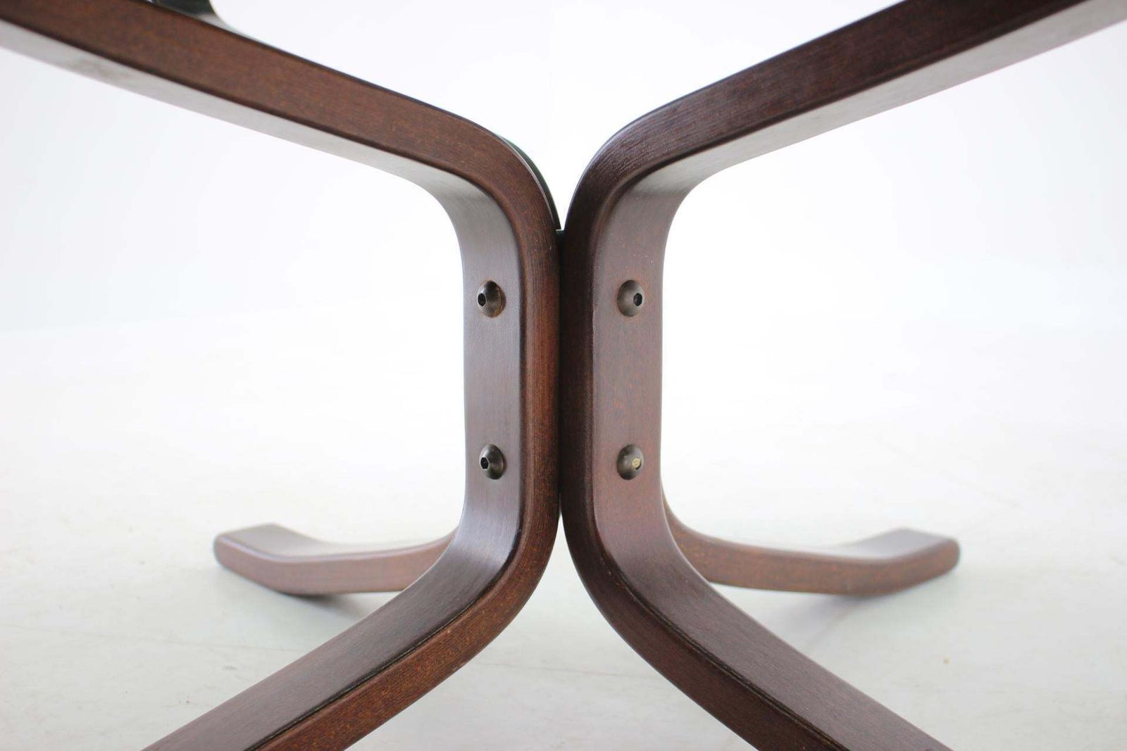 photo for sale 1960 Sigurd Ressell For Vatne Møbler Falcon Glass Top Coffee Table