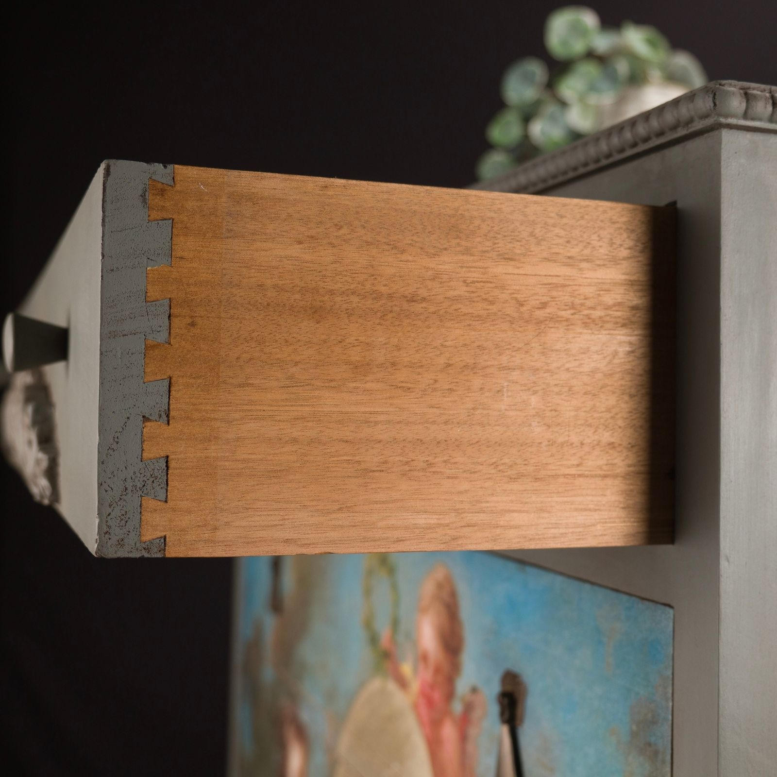 Upcycled Decoupage Cabinet photo Furniture