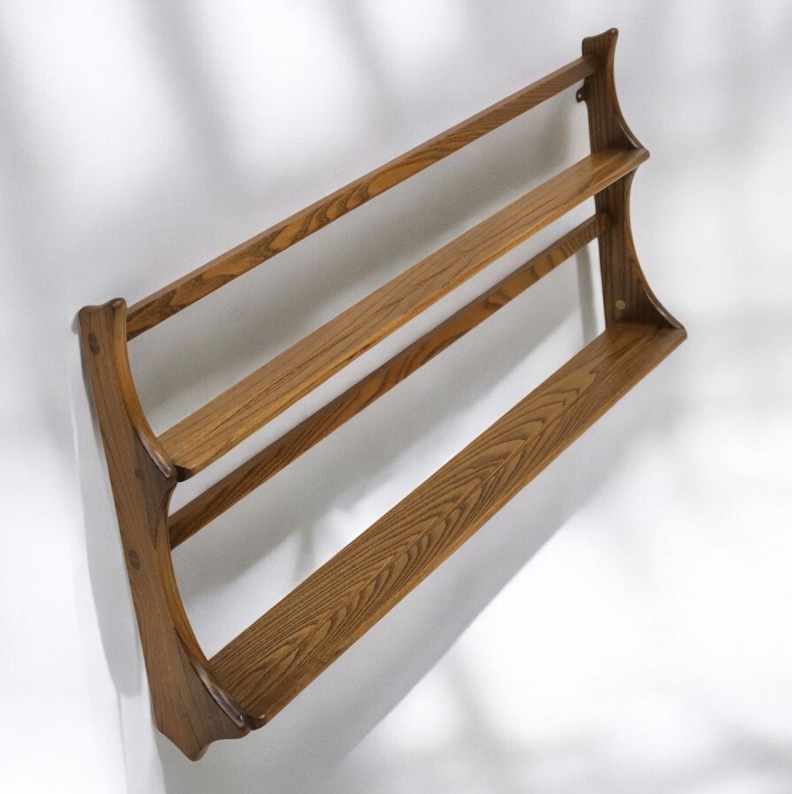 Ercol Hanging Plate Rack Model 268 Golden Dawn Plus Fixings Free Uk Delivery photo vintage