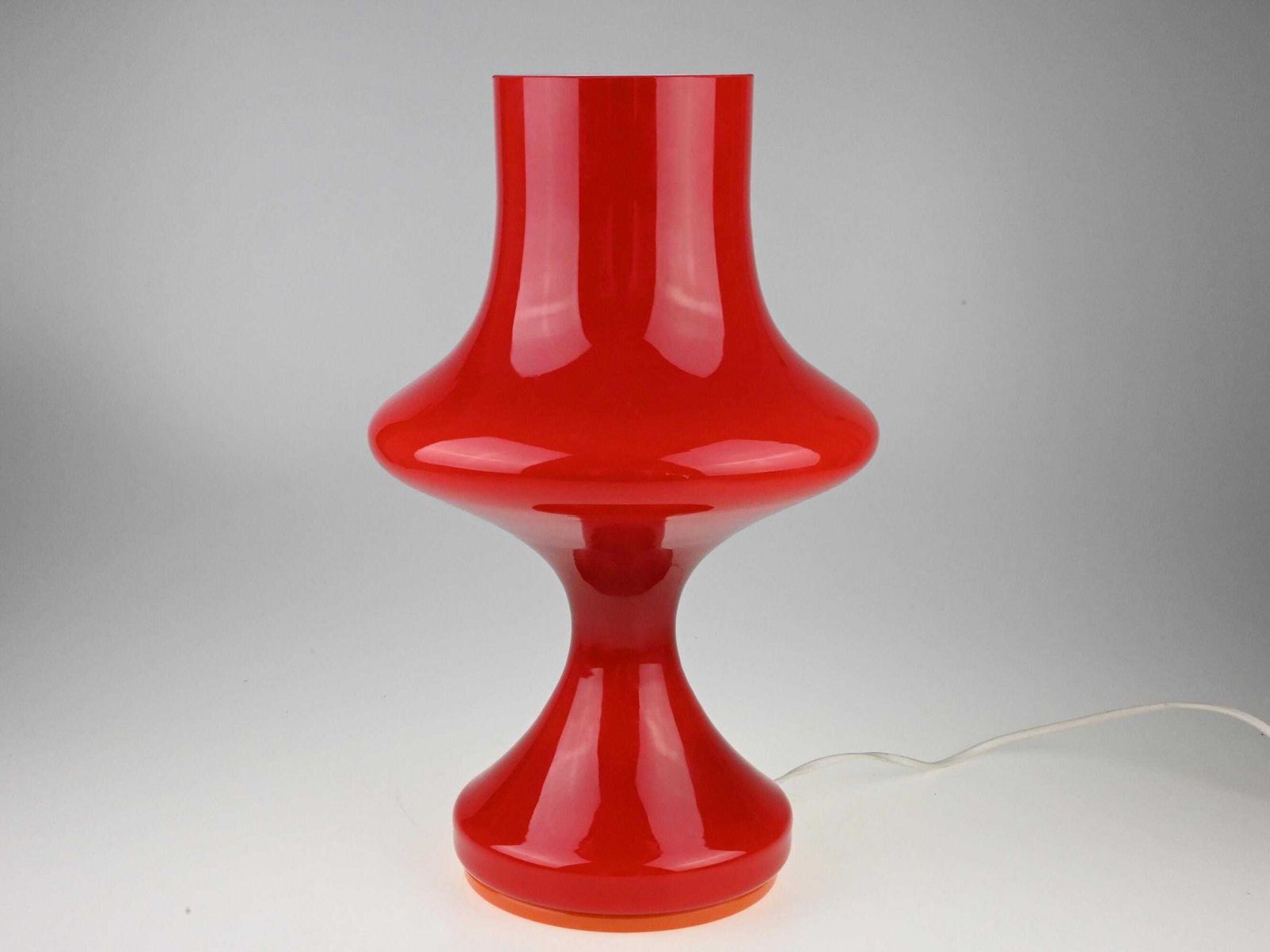Mid Century Lamp, Glass Lamp, Desk Lamp, Table Lamp, Bedside Lamp, Mid Century Light, Modern Lamp, Vintage Light, Vintage Lighting photo 309.0