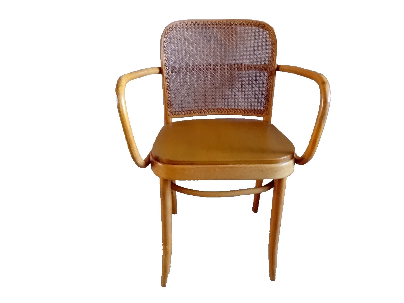 Furniture Josef Hoffman 1950's Czech Mid Century Bentwood "Prague" Chair photo