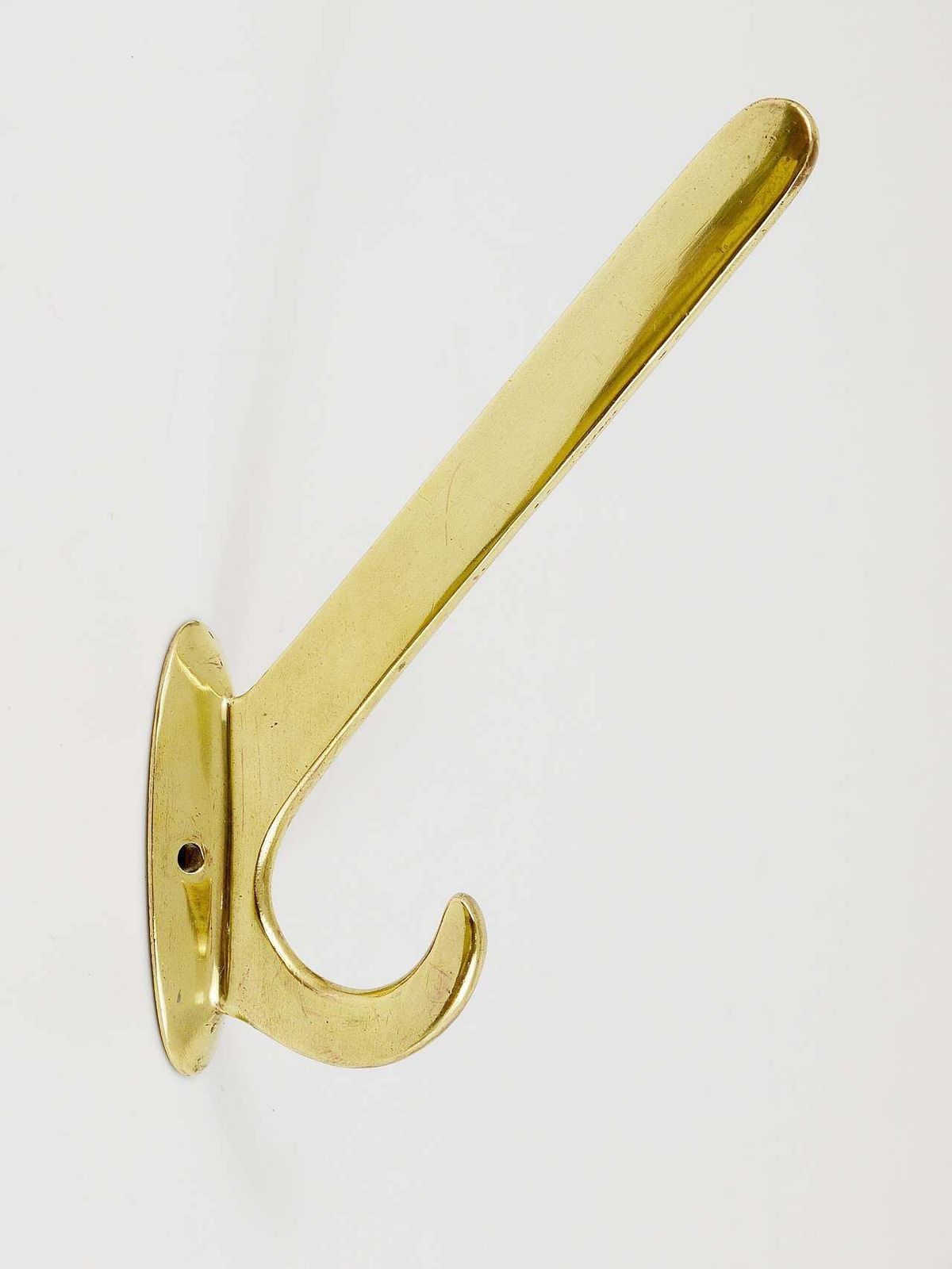 Four Art Nouveau Handmade Brass Wall Hooks, Austria, 1920s photo furniture