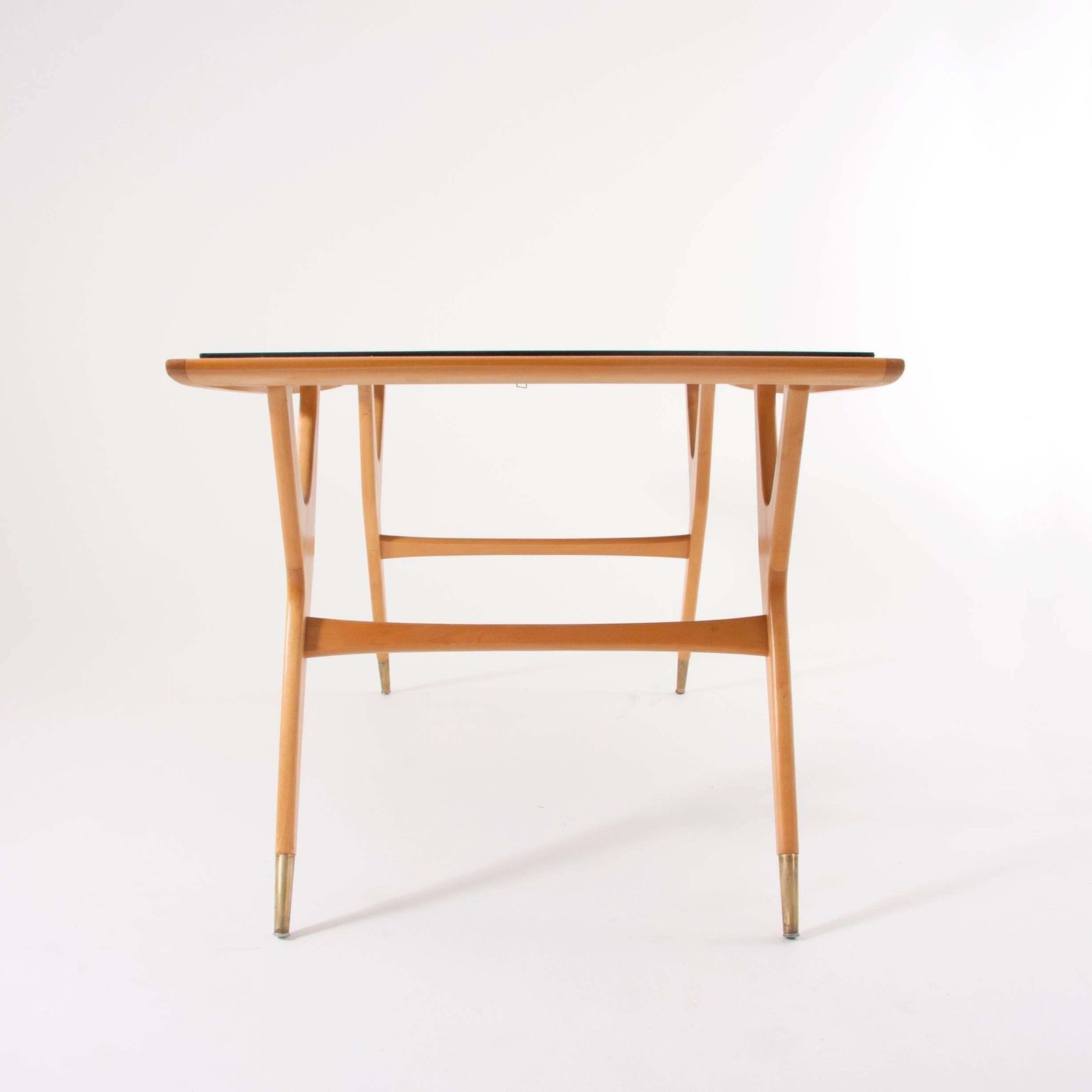 Ico Parisi Style Mid Century Coffee Table, Italy, 1950s photo vintage