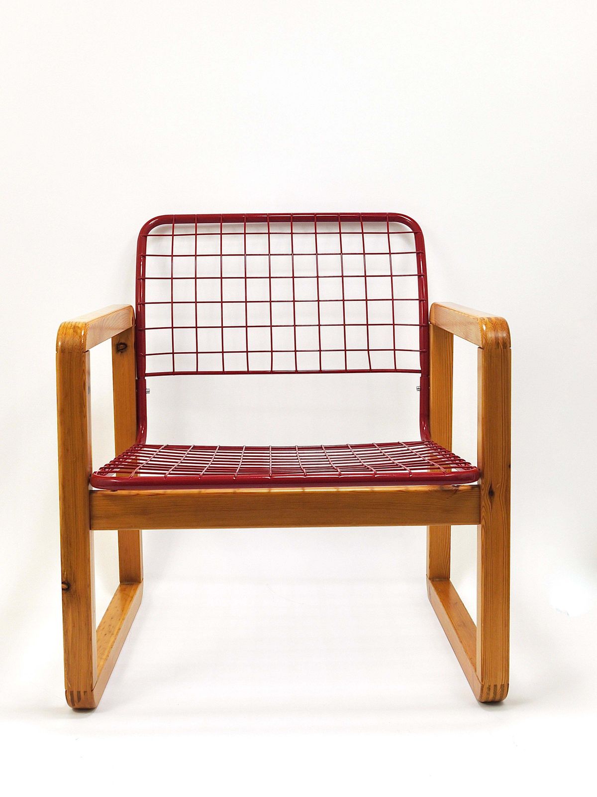 Postmodern Wire Lounge Chair Armchair Sälen, Knut & Marianne Hagberg, Ikea, 1982 photo 798.0