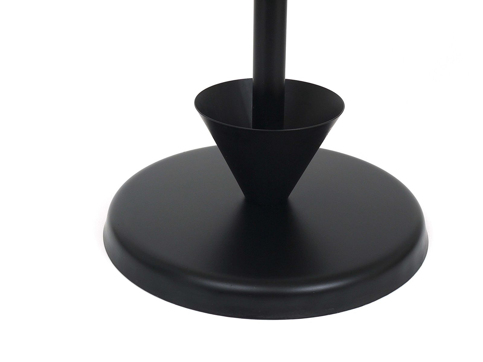 Black Post Modern Castiglioni Memphis Style Umbrella Stand, Italy, 1980s photo for sale