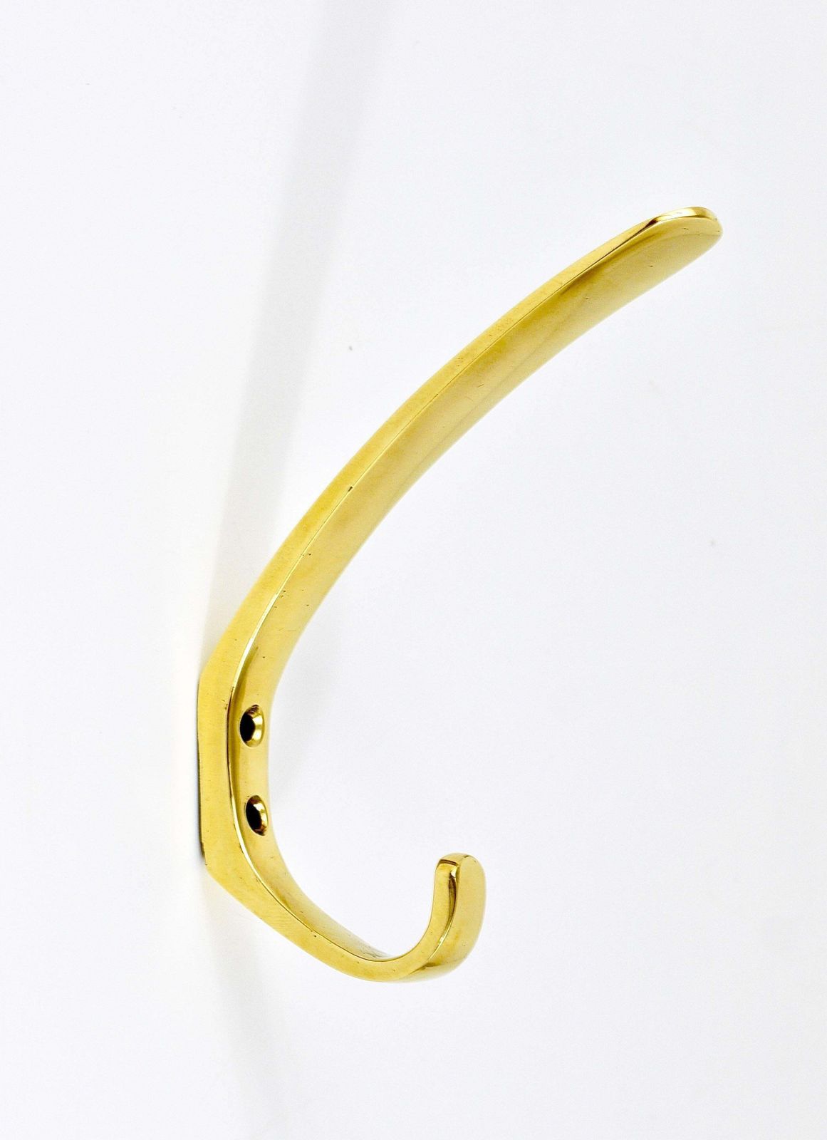 Up To Three Mid Century Brass Wall Coat Hooks By Herta Baller, Austria, 1950s photo vinterior