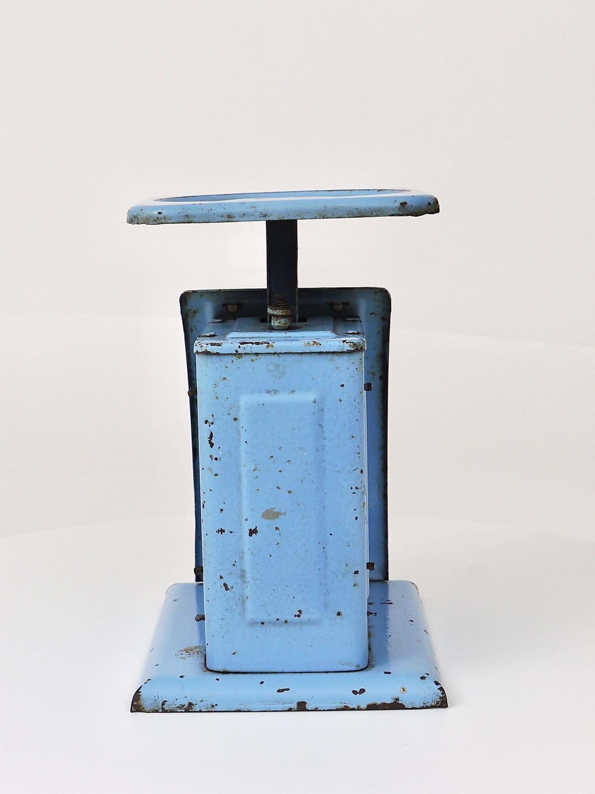 Decorative Blue Marianne Brandt Avantgarde Bauhaus Letter Scale, 1930s, Germany photo vinterior