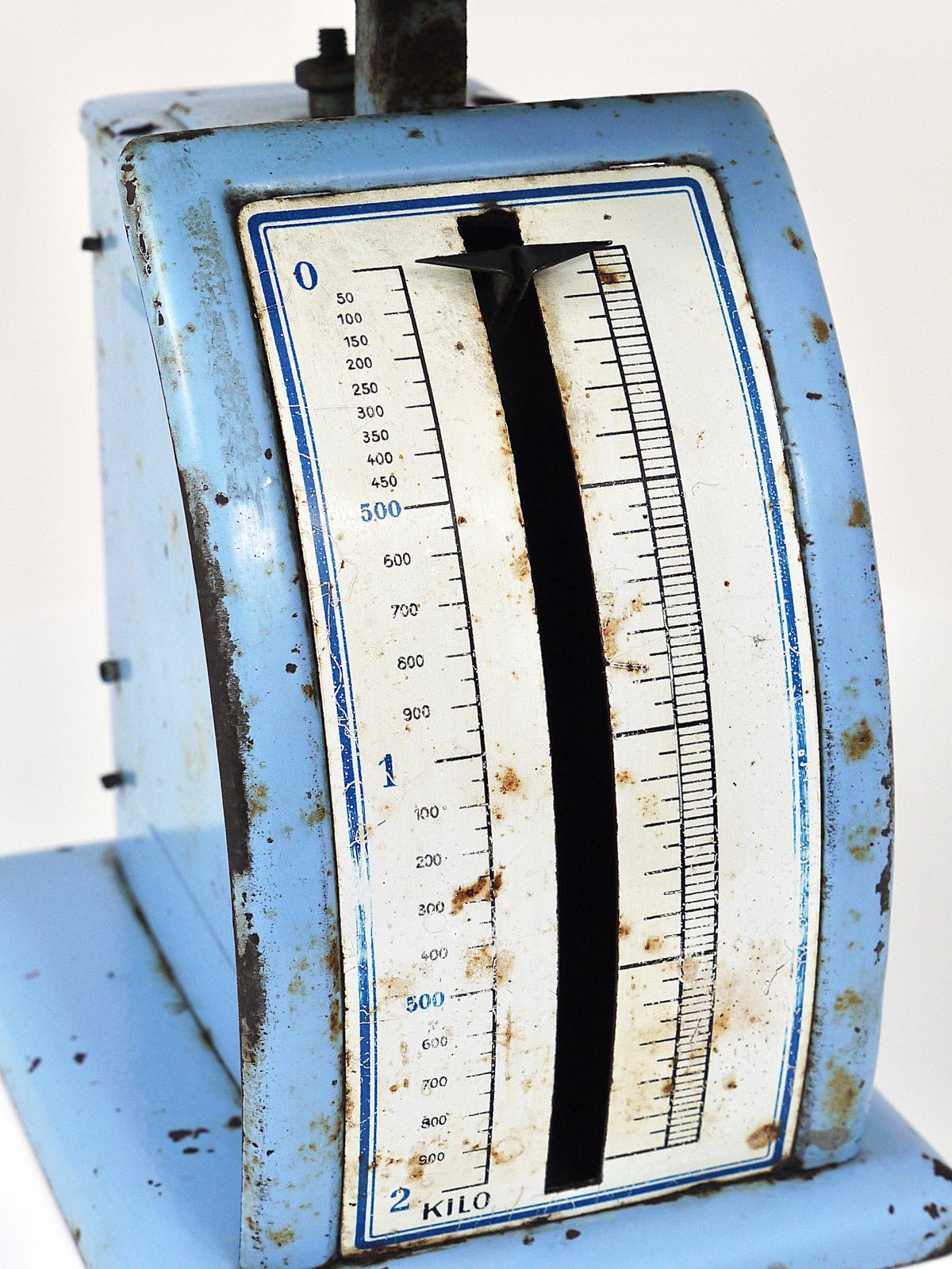 Home Decor Decorative Blue Marianne Brandt Avantgarde Bauhaus Letter Scale, 1930s, Germany photo
