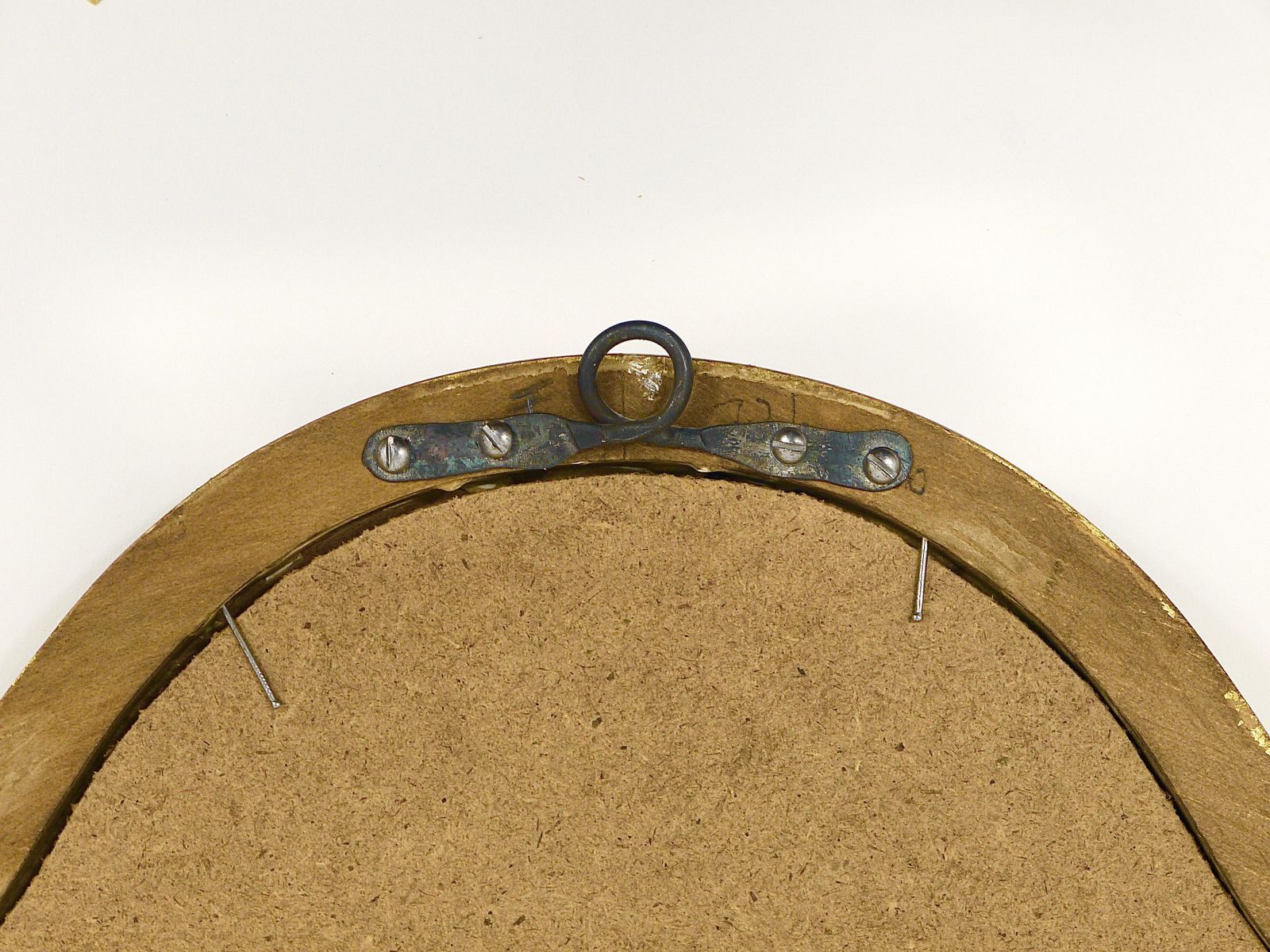 photo buy Chelini Firenze Curved Gilt Wood Mid Century Wall Mirror, Italy, 1950s