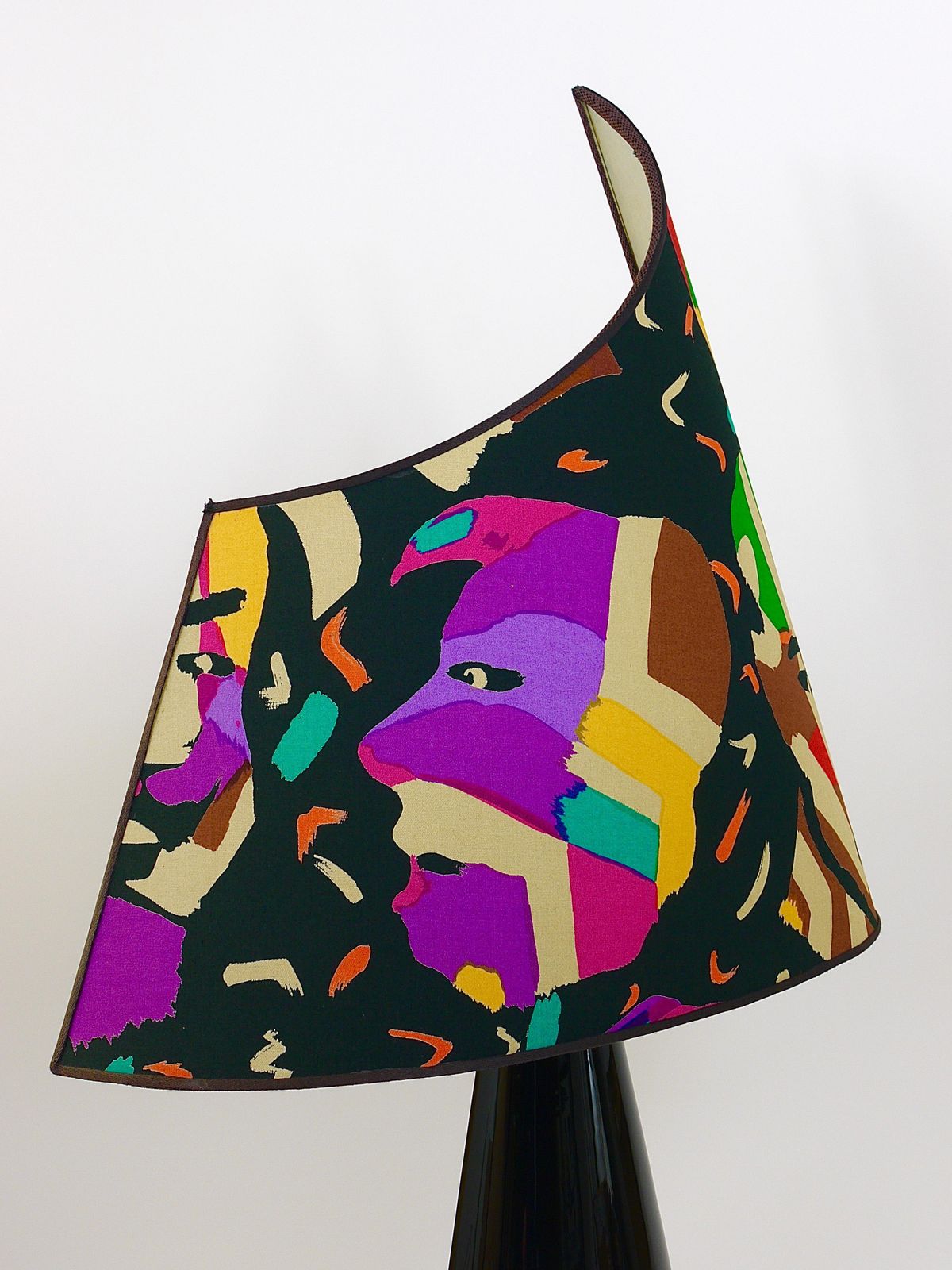 Post Modern Missoni Table Lamp By Massimo Valloto, Italy, 1980s photo vinterior