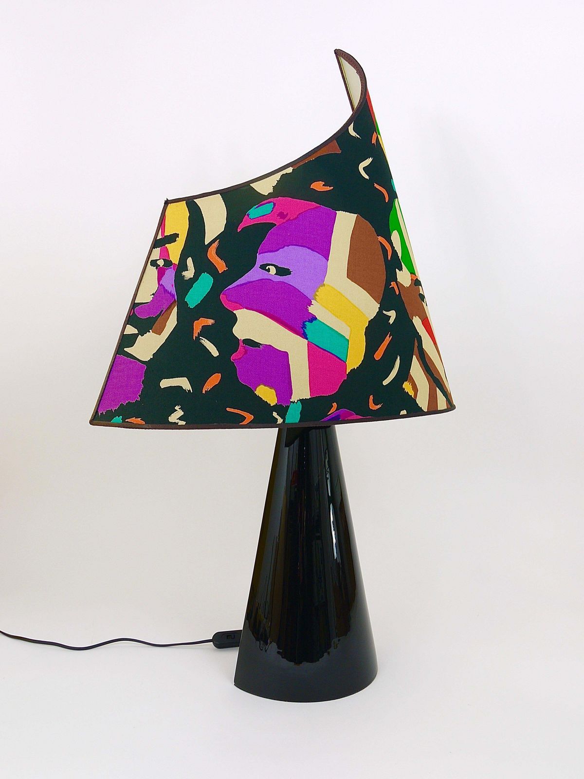 photo furniture Post Modern Missoni Table Lamp By Massimo Valloto, Italy, 1980s