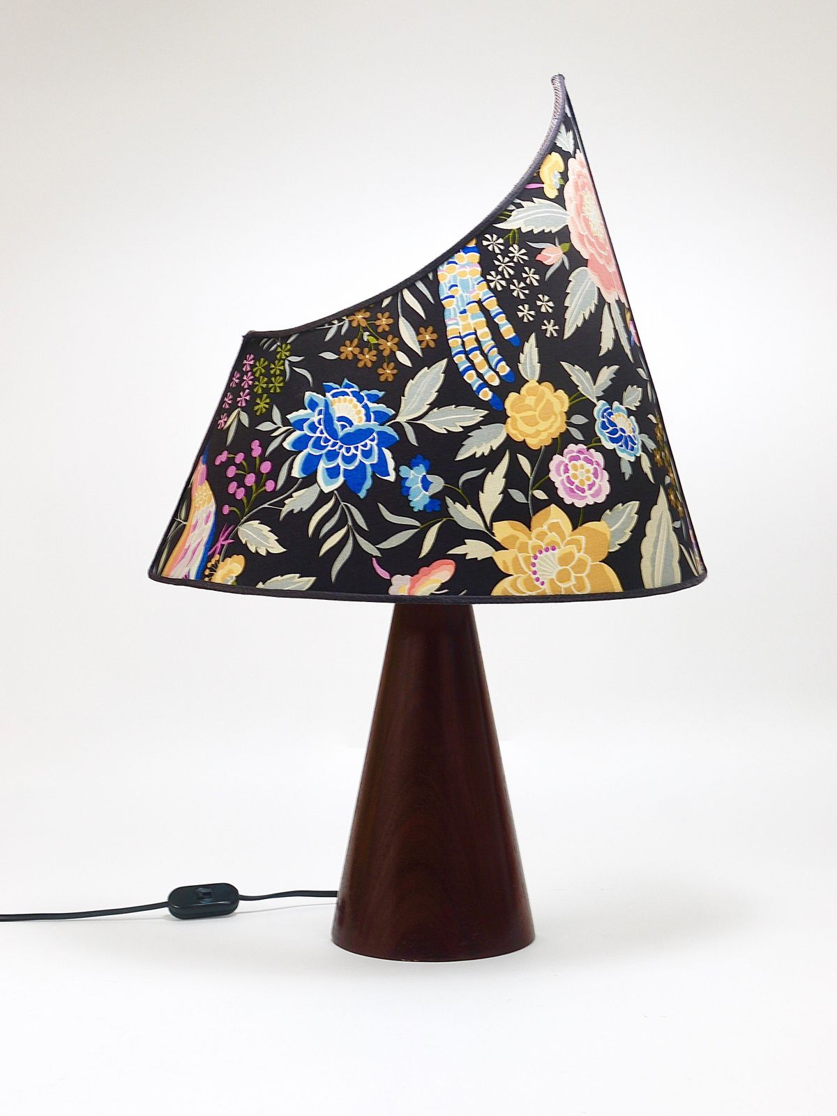 photo for sale A Pair Missoni Post Modern Table Side Lamps By Massimo Valloto, Italy, 1980s