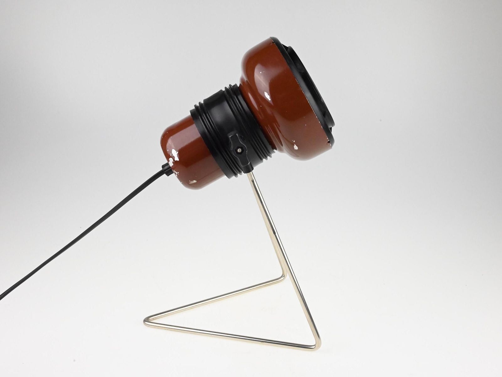Vintage Brown Table Lamp, Mid Century Lamp, Desk Lamp, Bedside Lamp, Brown Lamp, Table Light, Retro Lighting, Vintage Lamp, Brown Desk Lamp