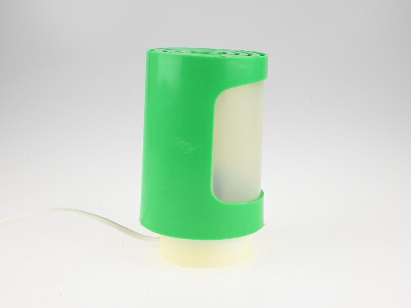 Mid Century Green Desk Lamp, Green Plastic Lamp, Desk Lamp, Table Lamp, Desk Light, Bedside Lamp, Mid Century Lamp, Green Lamp, Table Light photo Lighting