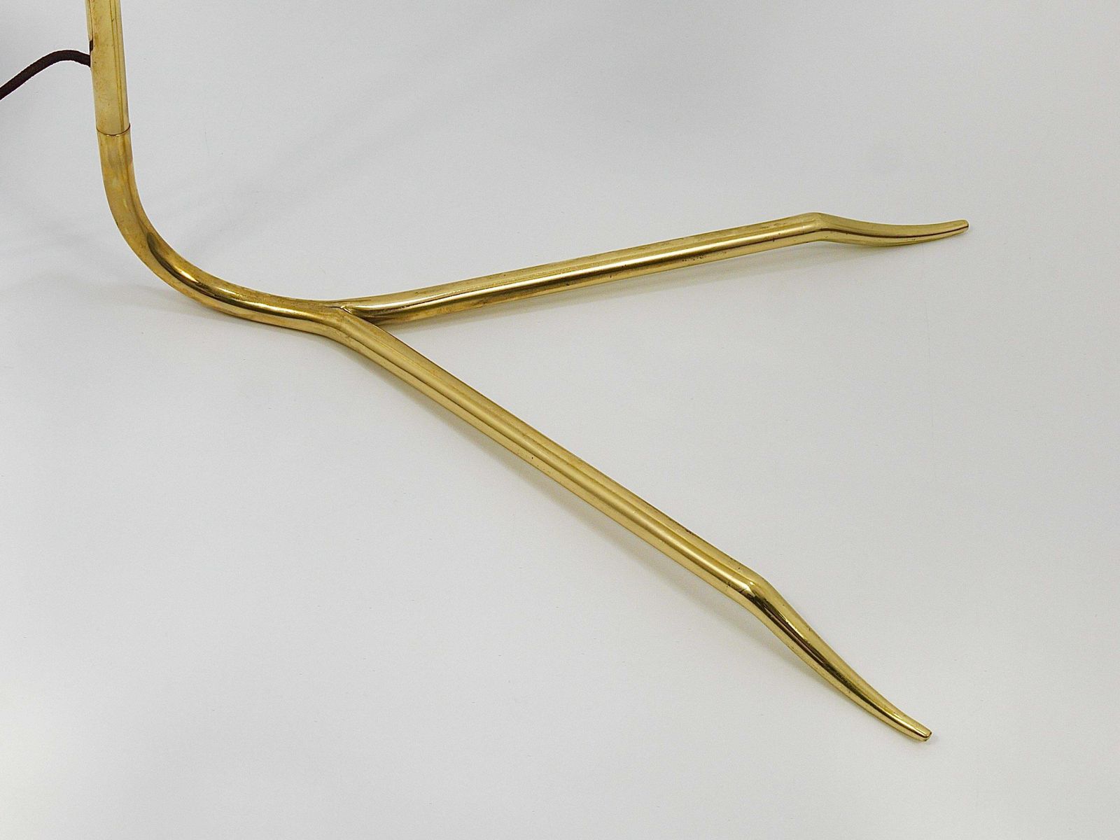 photo buy Rupert Nikoll Sumatra Mid Century Brass Floor Lamp, Vienna, Austria, 1950s