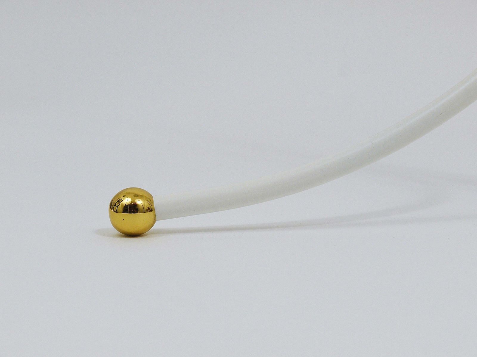 photo for sale Josef Frank X J.T. Kalmar (Haus & Garten) White Tripod Brass Floor Lamp #2057