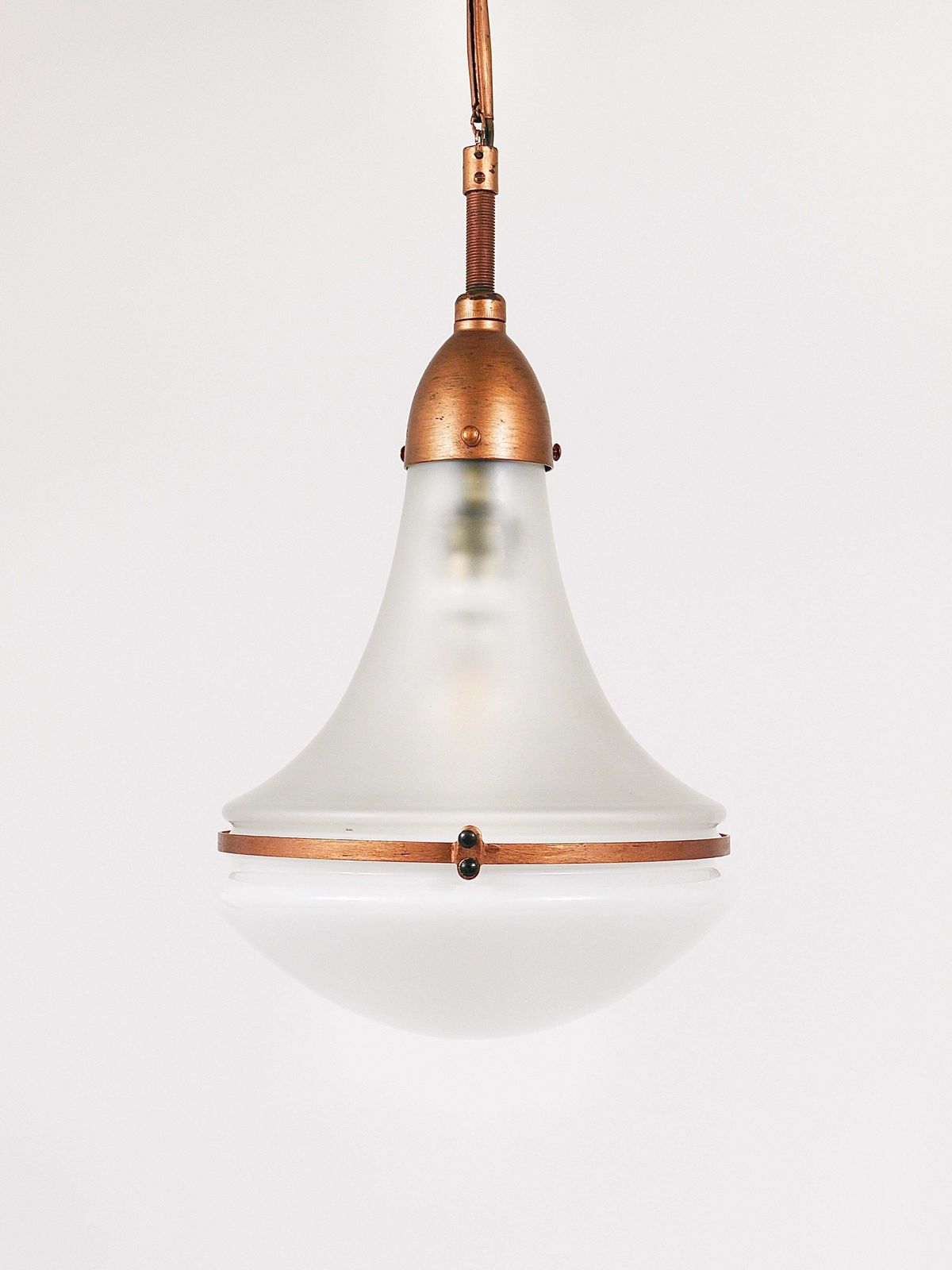 Peter Behrens Luzette Industrial Pendant Lamp, Siemens Schuckert, Germany, 1910 photo Lighting