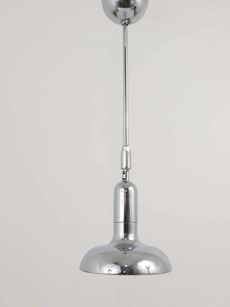 Gino Sarfatti Style 4 Adjustable Pendant Lamps, Gebr. Cosack, Germany, 1970s photo vintage