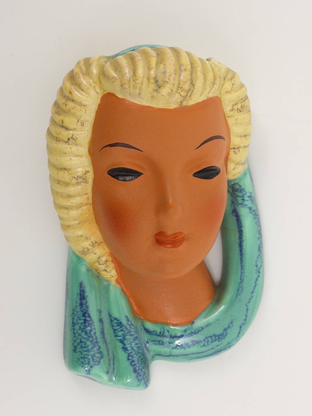 Goldscheider Vienna Set Of Four Wall Masks By Adolf Prischl, Austria, 1950s photo 766.0