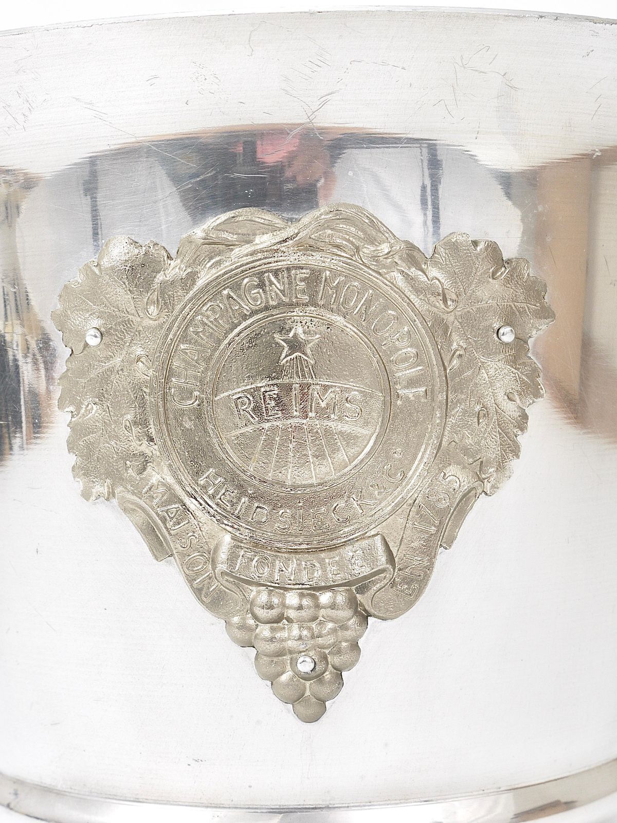 Heidsieck & Co Art Deco Champagne Ice Bucket Bottle Cooler, 1940s, Paris photo Home Decor
