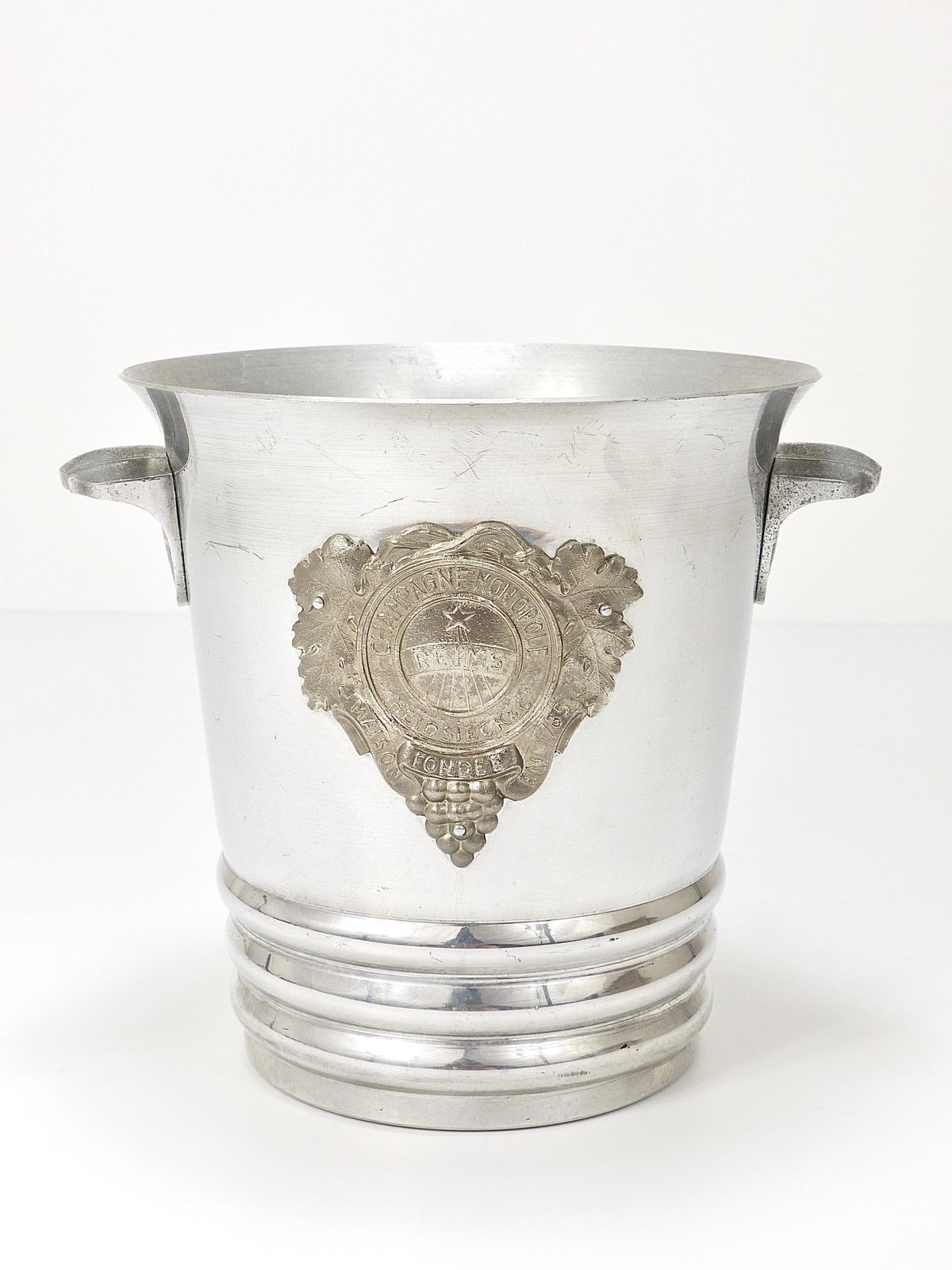 photo furniture Heidsieck & Co Art Deco Champagne Ice Bucket Bottle Cooler, 1940s, Paris