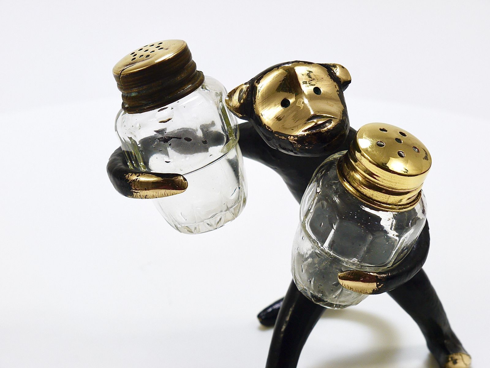 Walter Bosse Monkey Salt And Pepper Shakers Set, Herta Baller, Austria, 1950s photo vinterior