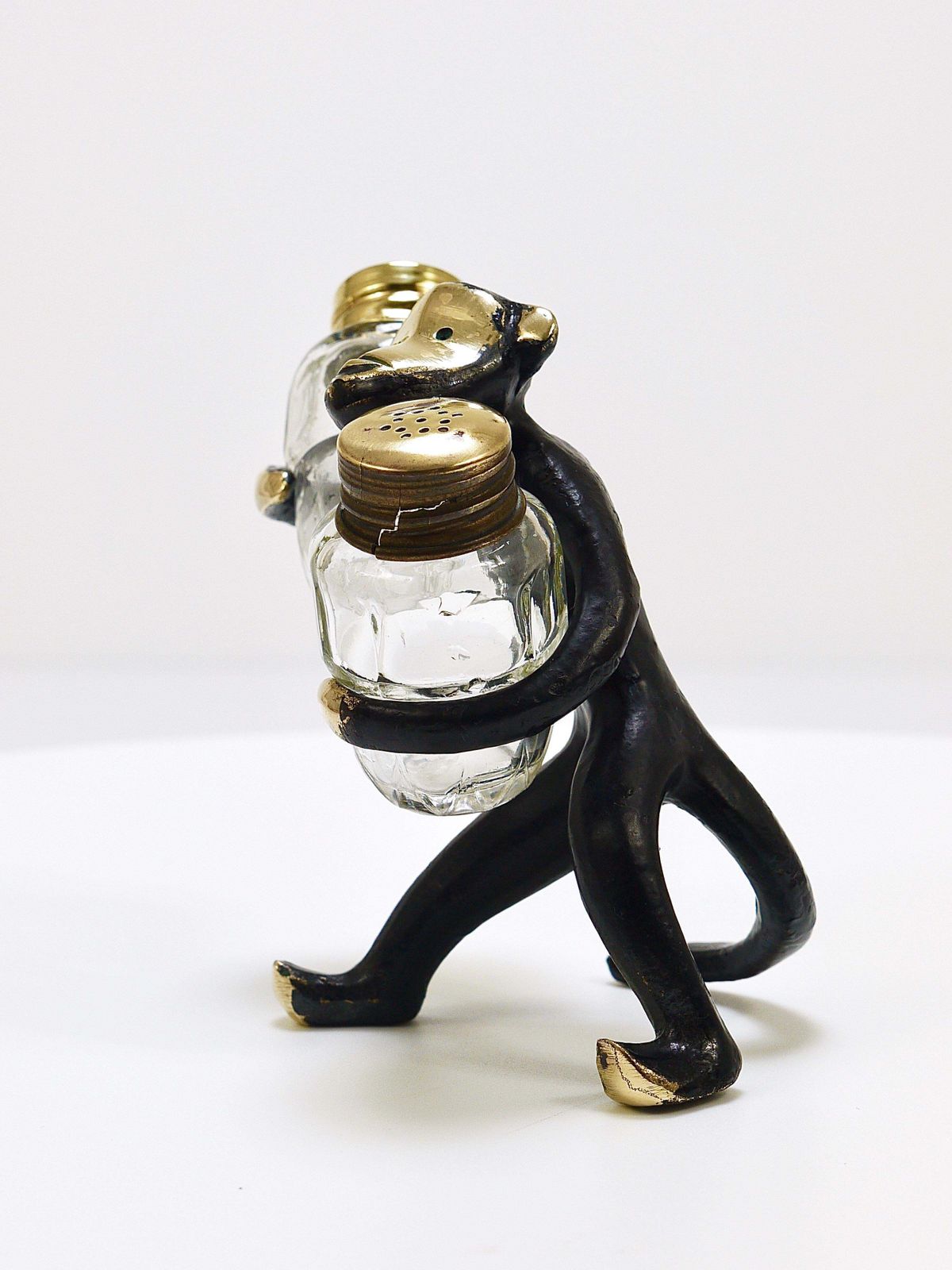 Home Decor Walter Bosse Monkey Salt And Pepper Shakers Set, Herta Baller, Austria, 1950s photo