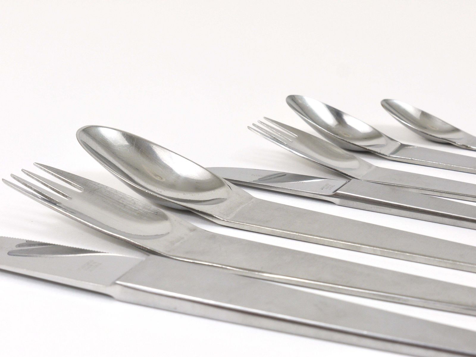 Carl Auböck 2060 Flatware, 42 Pcs., Complete For 6 Persons, Amboss Austria, 1950 photo Home Decor
