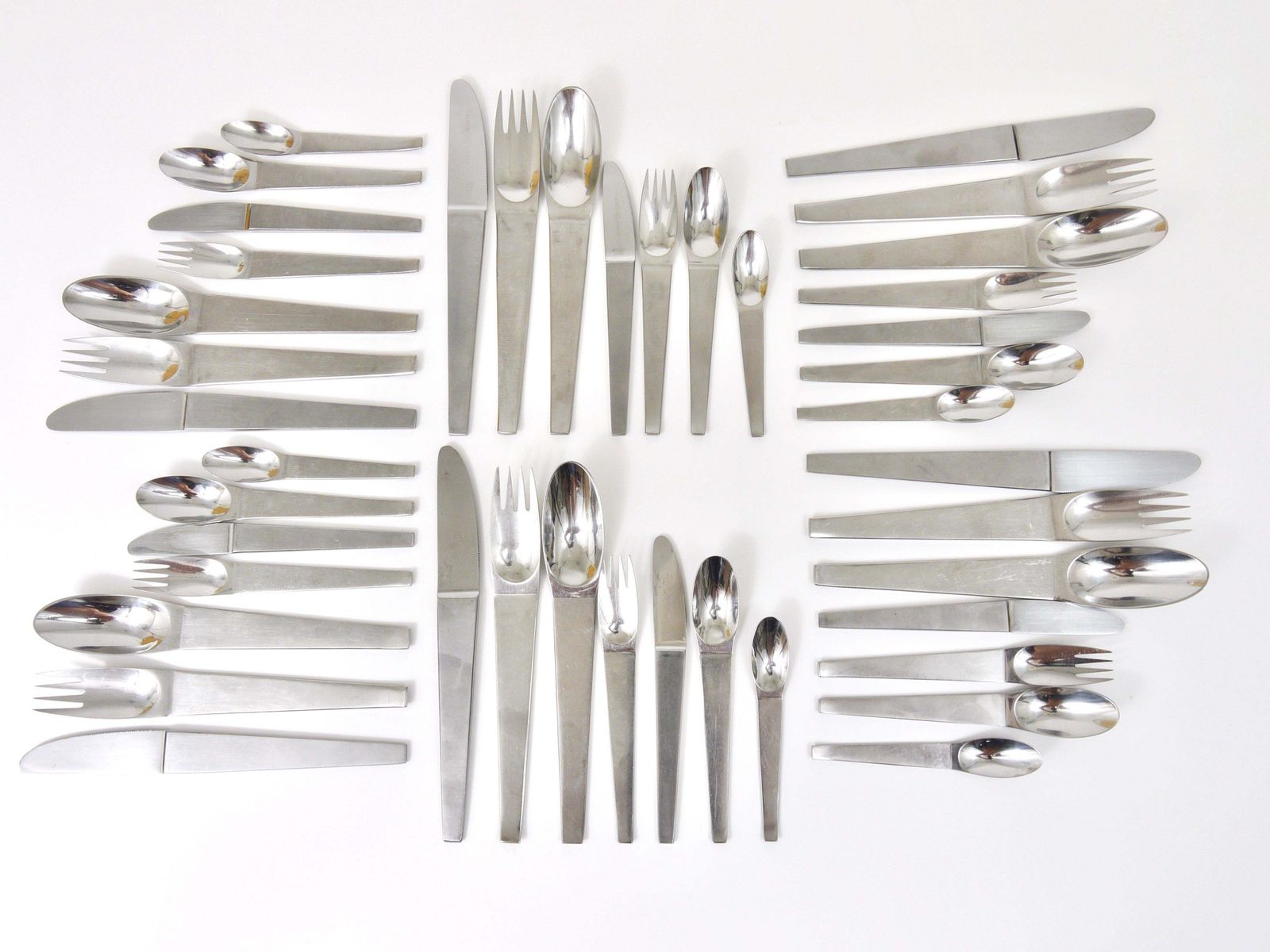 Carl Auböck 2060 Flatware, 42 Pcs., Complete For 6 Persons, Amboss Austria, 1950 photo buy