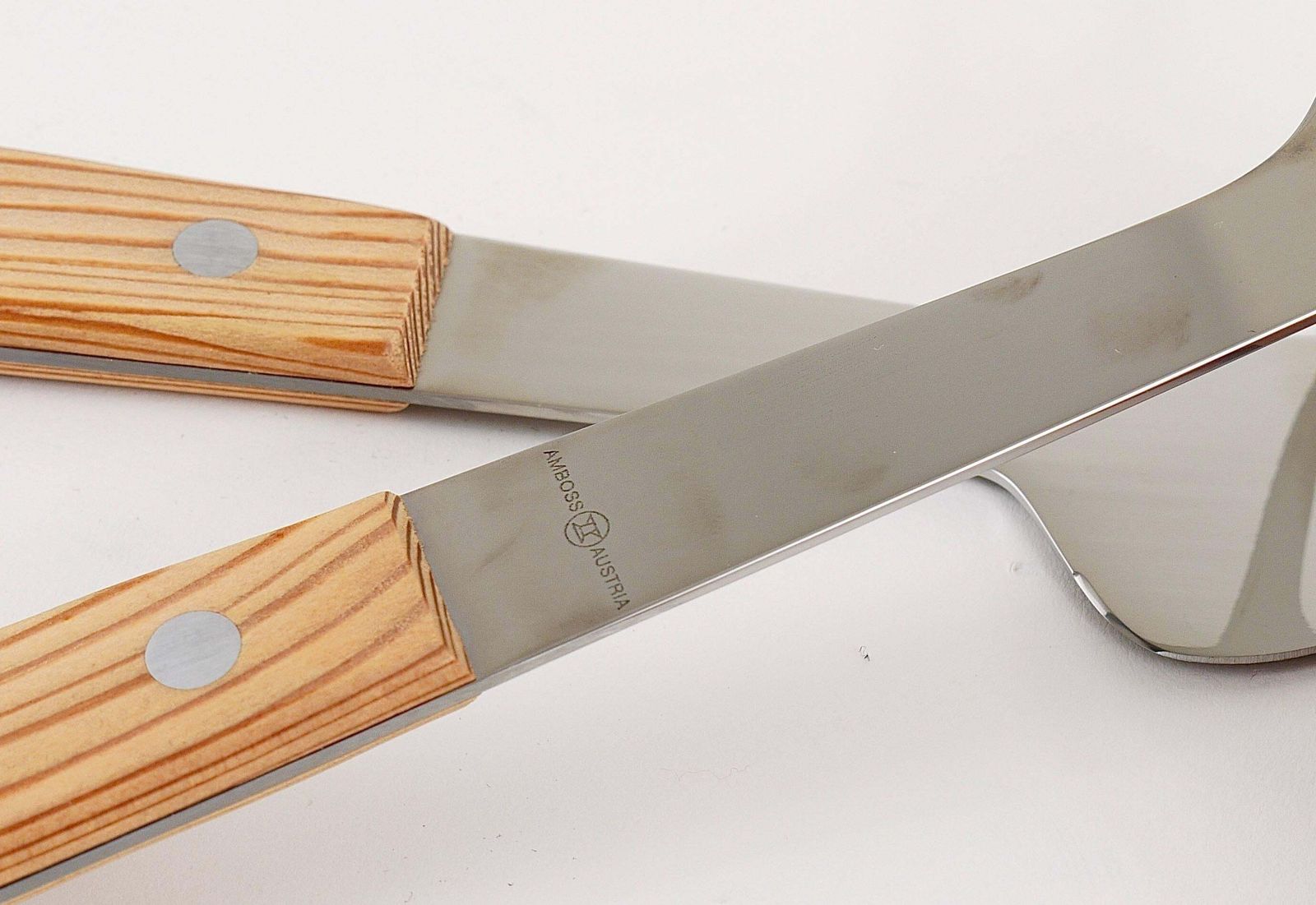 Boxed Mid Century Carving Set 5009, Knife And Fork By Amboss Austria, 1960s photo for sale