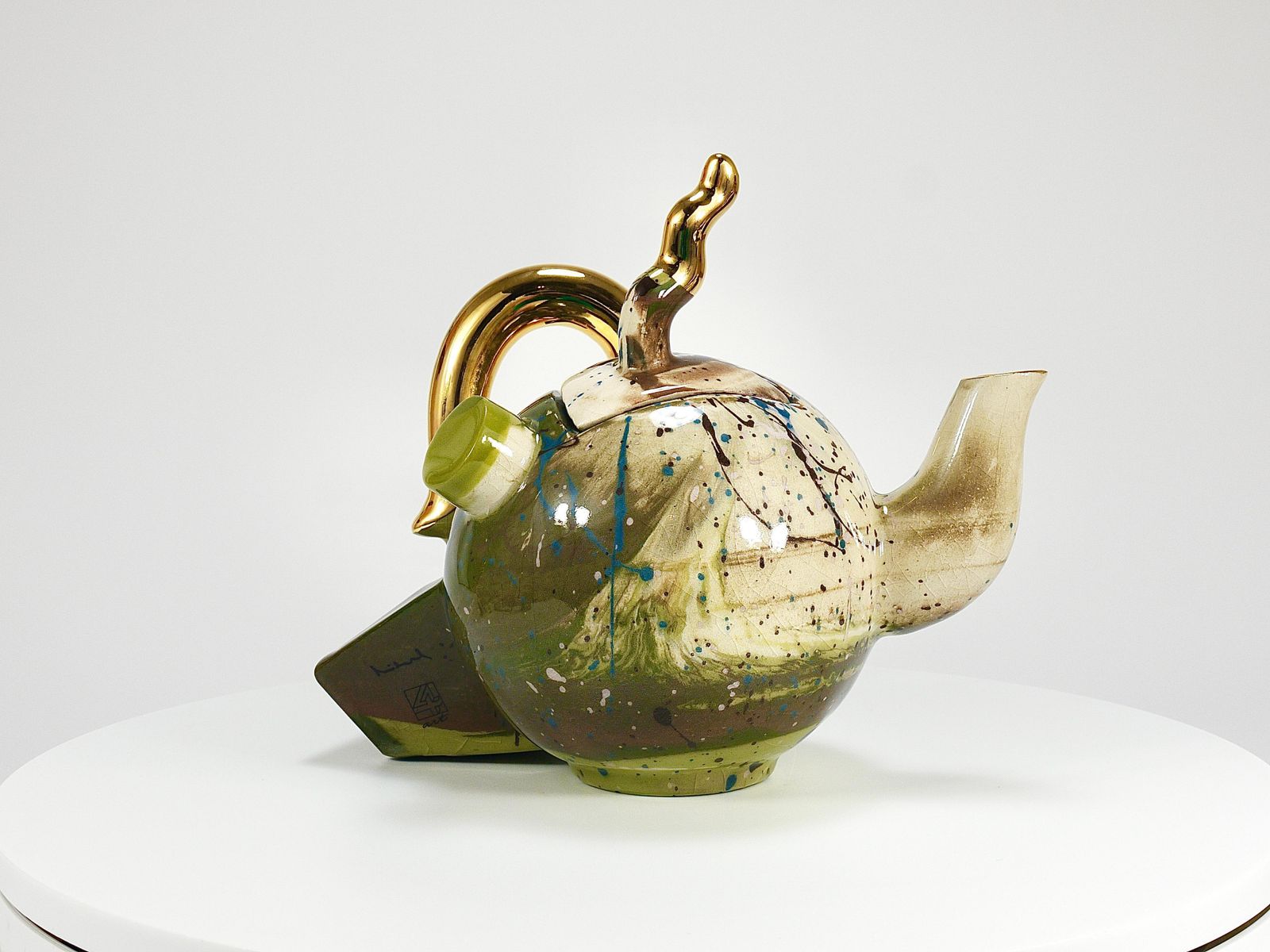Juraj Mahalik Sculptural Postmodern Pop Art Tea Service By Art4, Slovakia, 1990s photo buy