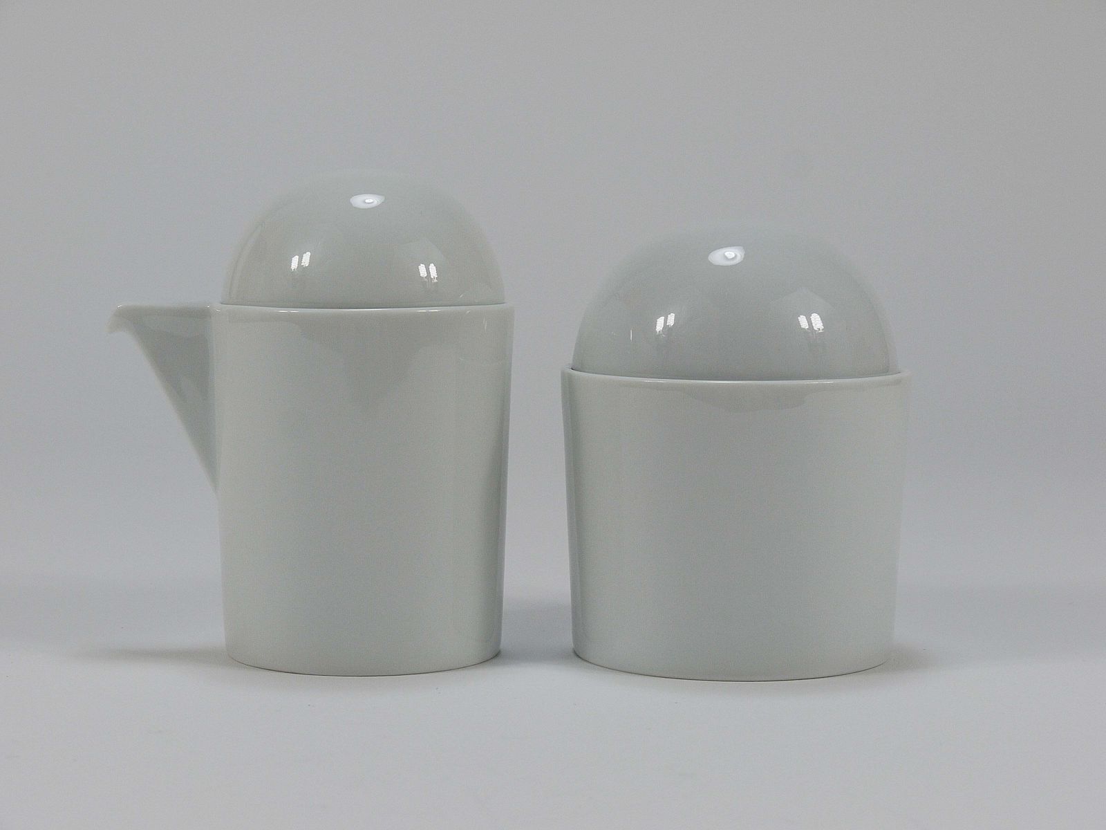 Mario Bellini Cupola Postmodern Sugar Bowl & Creamer By Rosenthal Studio Line photo furniture
