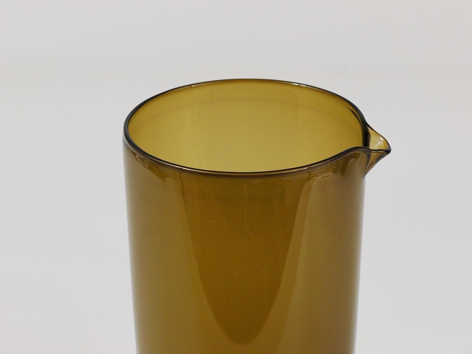photo for sale Kaj Franck Purtilo Glass Pitcher Carafe, Nuutajärvi Notsjö, Finland, 1950s
