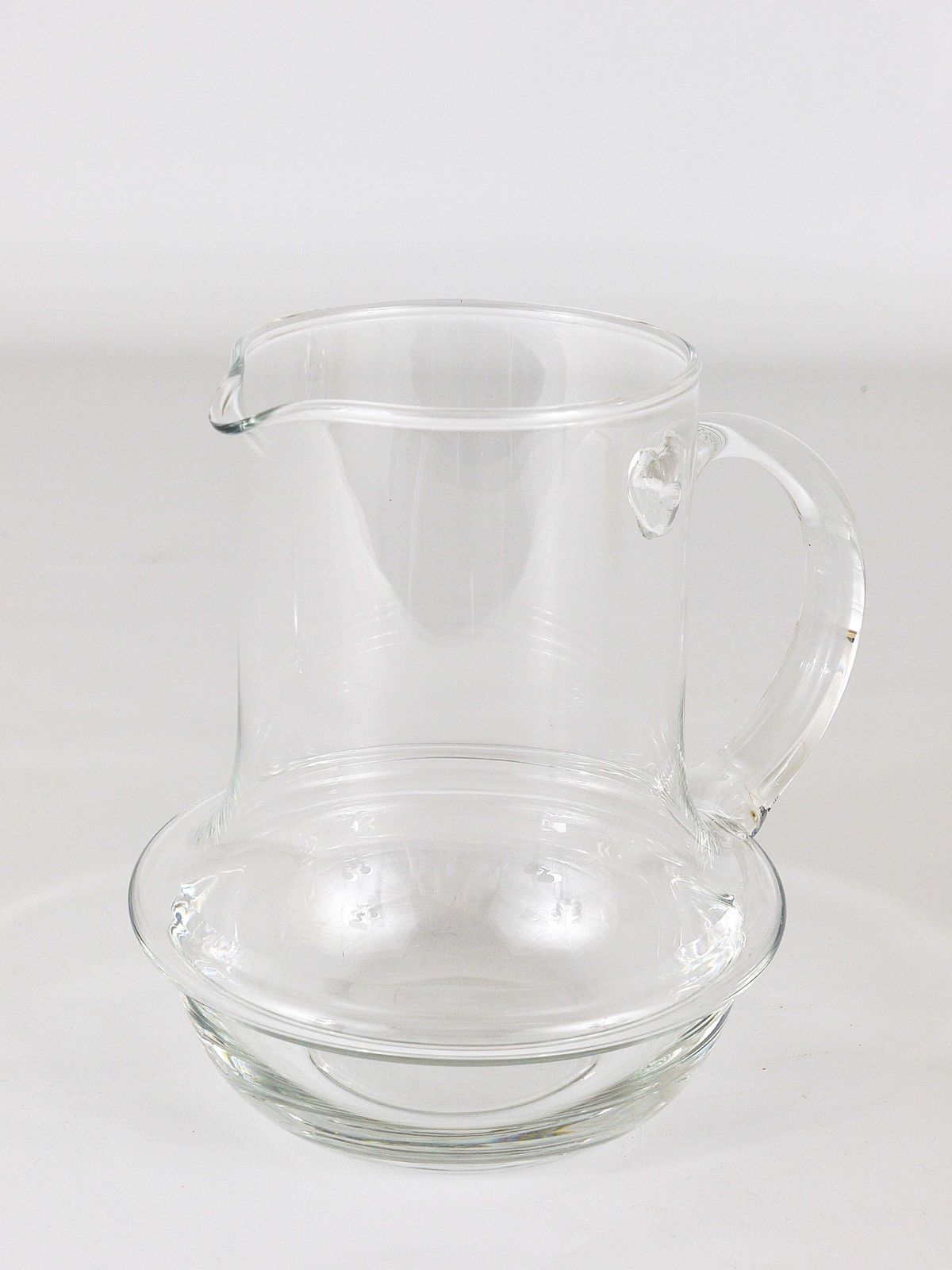Carl Auböck Midcentury Glass Pitcher Jug By Ostovics Culinar, Austria, 1970s photo vintage