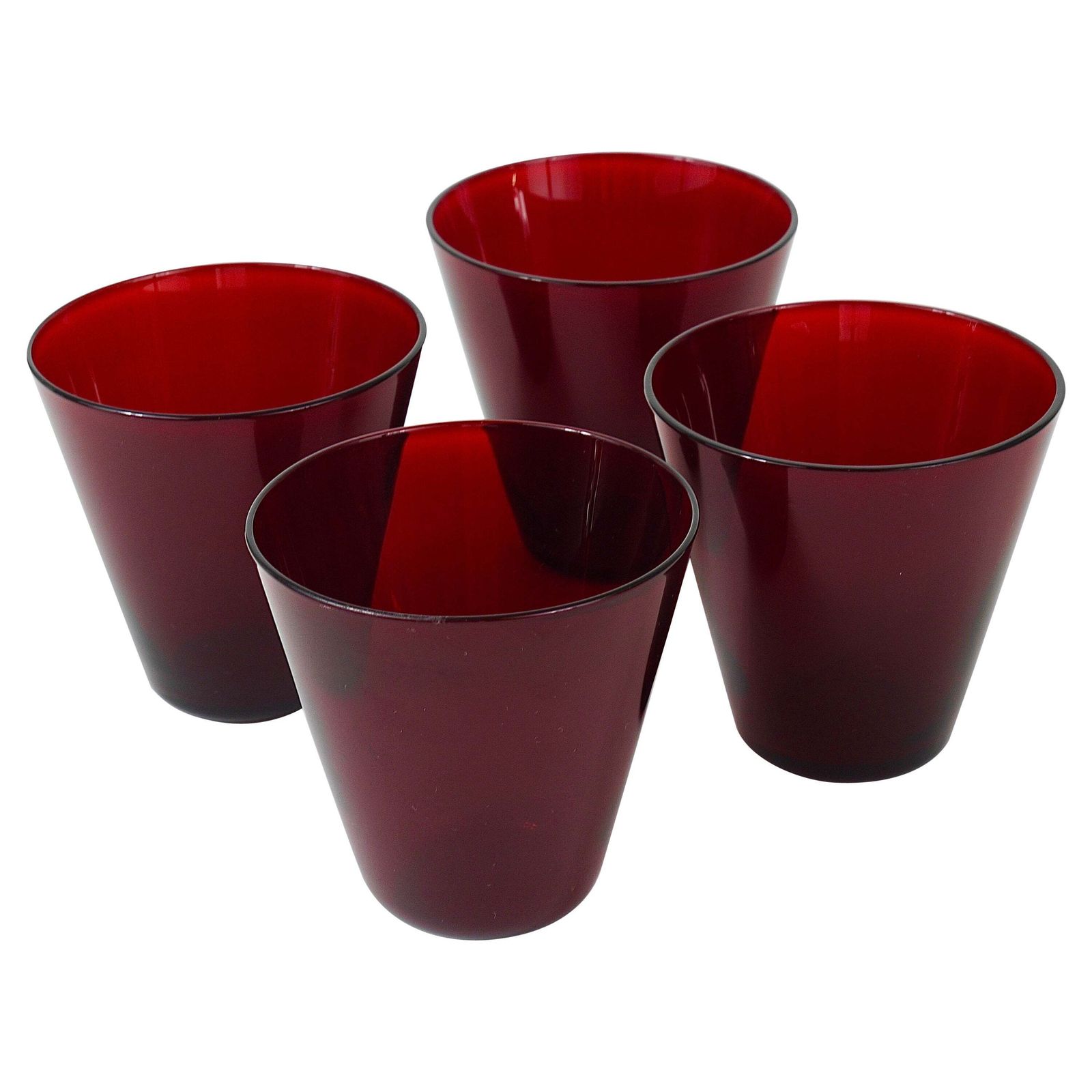 Four Kaj Franck Kartio Midcentury Drinking Glasses By Nuutajarvi Nottsjo Finland