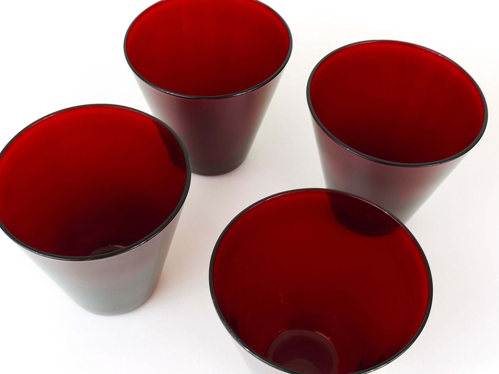 photo vinterior Four Kaj Franck Kartio Midcentury Drinking Glasses By Nuutajarvi Nottsjo Finland