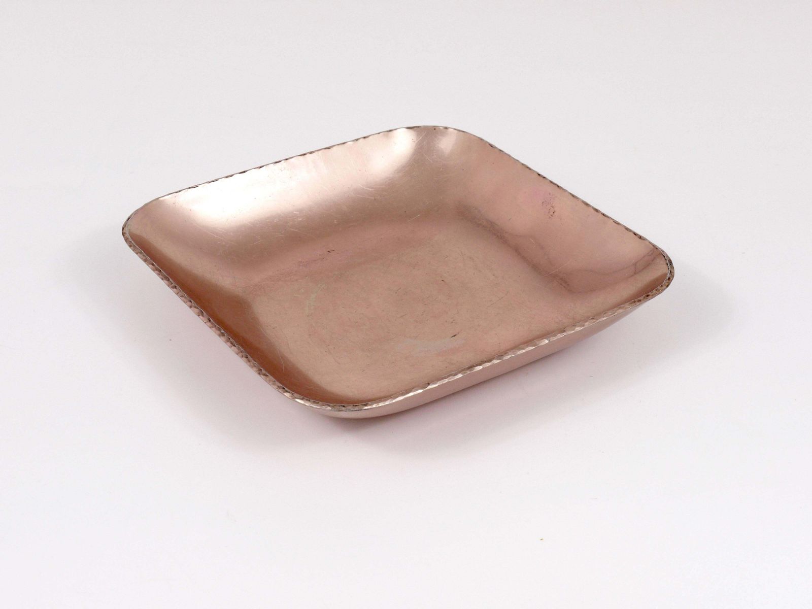 Bauhaus Rosé Aluminium Tray, Bowl, Vide Poche, Zeppelin Werke, Germany, 1930s photo 363.0
